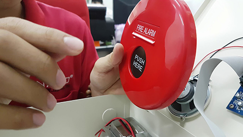 Cách thức lắp đặt nút báo cháy
